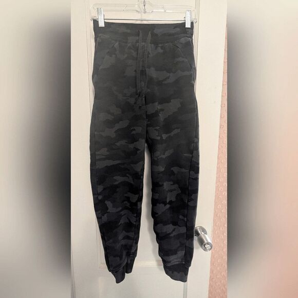Lululemon Scuba High-Rise French Terry Jogger Sweatpant Camo Deep Coal Size 4 - Picture 5 of 7